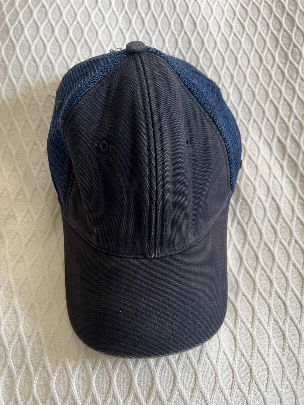 Carhartt Black Front Navy Mesh Trucker Cap